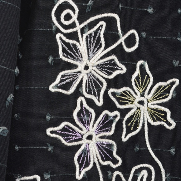 Parsley & Sage Black Embellished Jacket SZ XL - Picture 5 of 6